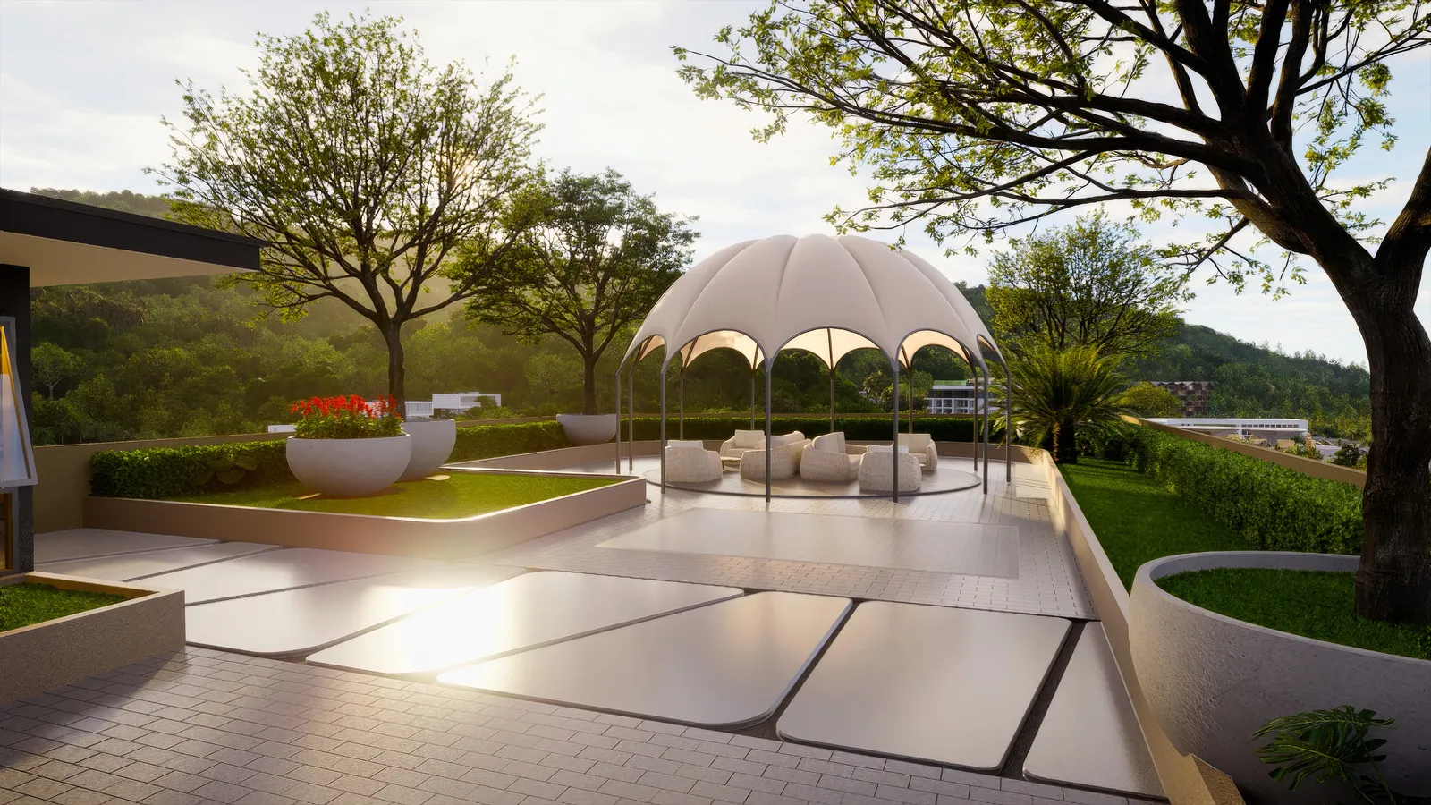 Rooftop garden